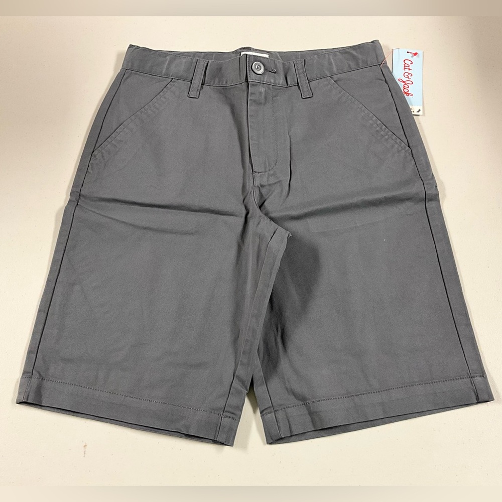 Cat & Jack Charcoal Flat Front Shorts